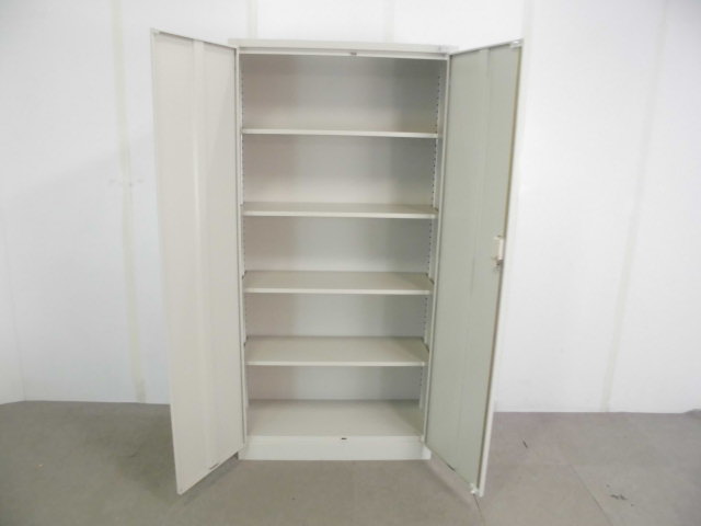 生興 / ニューグレー / 両開きキャビネット