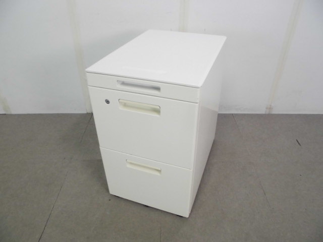 コクヨ / ホワイト / 3段ワゴン