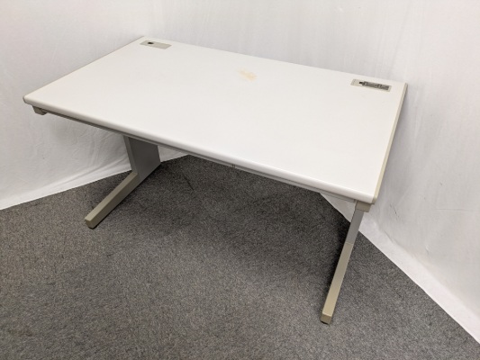 ウチダ / ニューグレー / 【中古】 平デスク