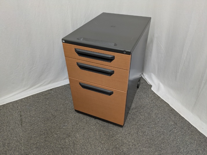 ウチダ / 木目調 / 【中古】 3段ワゴン