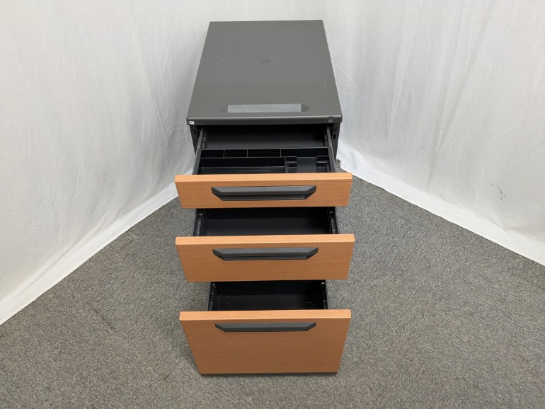 ウチダ / 木目調 / 【中古】 3段ワゴン