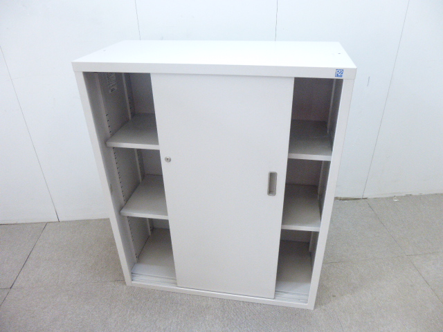 コクヨ/ニューグレー/引違キャビネット/【中古】