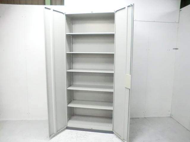 ウチダ/SU-2/ニューグレー/【中古】 両開きキャビネット