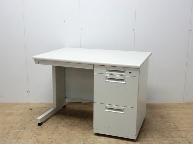 プラス / LEED / ホワイト / 片袖デスク