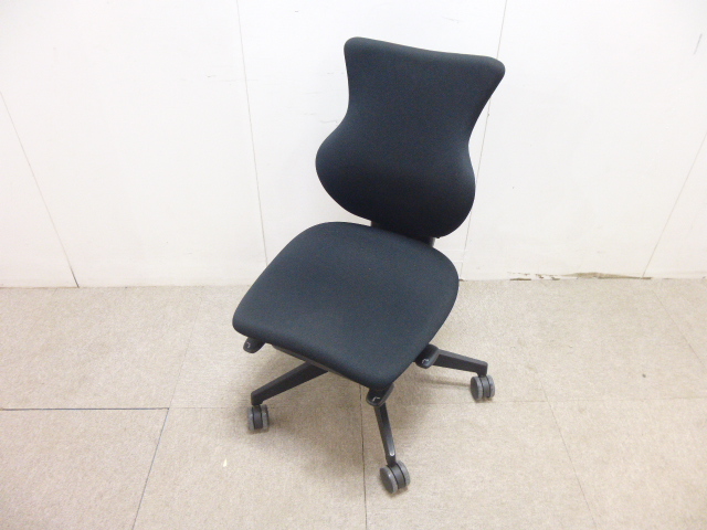 イトーキ/カシコ/ブラック/OAチェア/肘無/