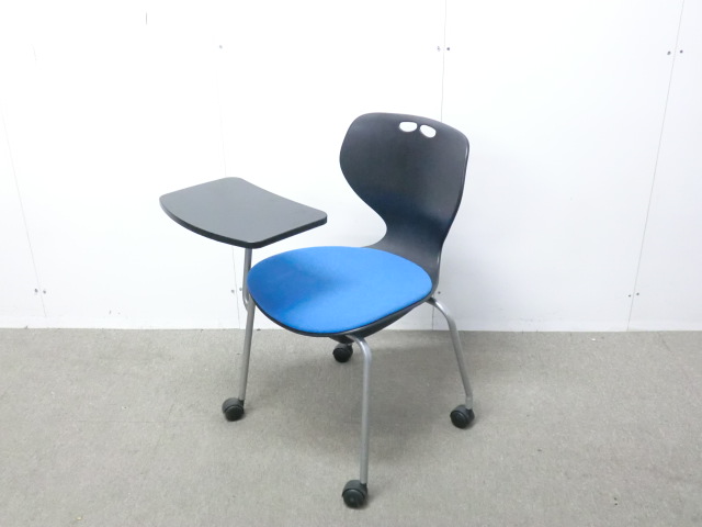 アイコ / ブルー / 【中古】 メモ台付カートチェア