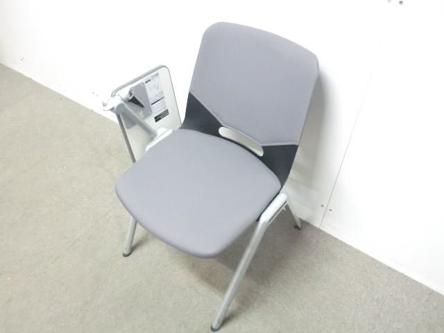 コクヨ / グレー / 【中古】 メモ台付スタッキングチェア