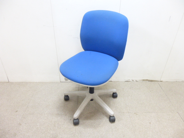 ウチダ/エニーザ/ブルー/OAチェア/肘無/