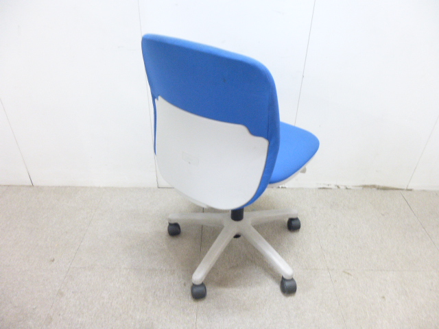 ウチダ/エニーザ/ブルー/OAチェア/肘無/