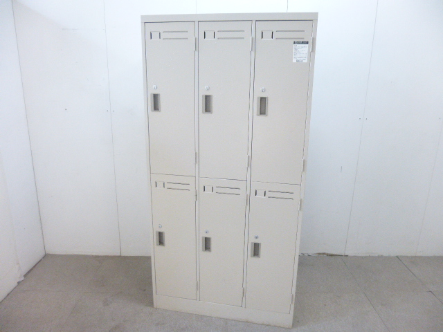 コクヨ/LK-6F1/ニューグレー/6人用ロッカー