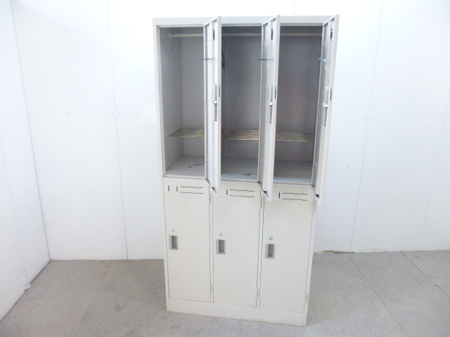 コクヨ/LK-6F1/ニューグレー/6人用ロッカー