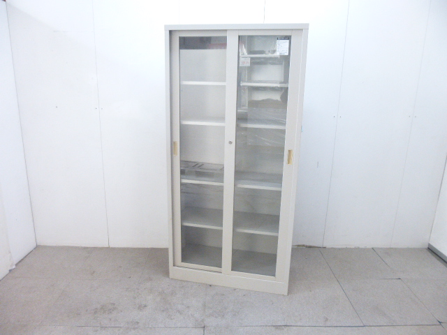 コクヨ/ニューグレー/引違キャビネット/【中古】