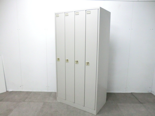 イトーキ / ニューグレー / 【中古】 4人用ロッカー
