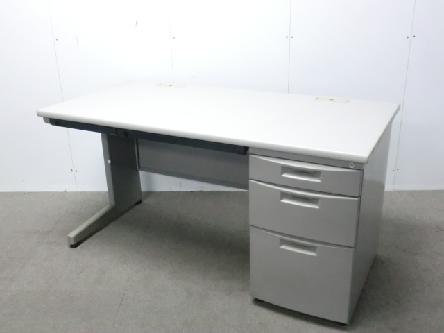 イトーキ/ CZ / ニューグレー / 【中古】 片袖デスク