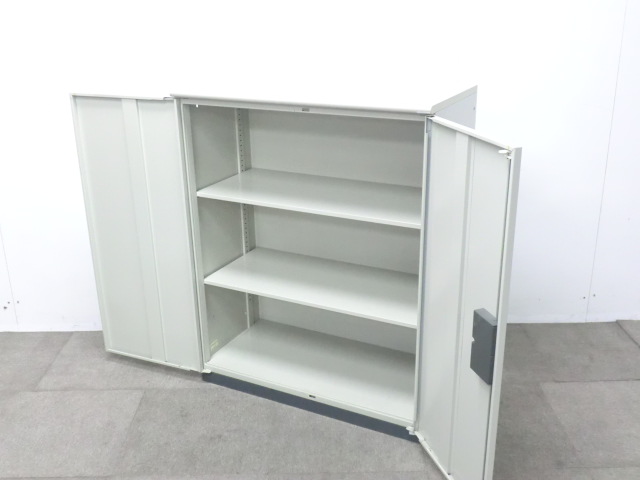 プラス/リンクス/ニューグレー/【中古】 両開きキャビネット