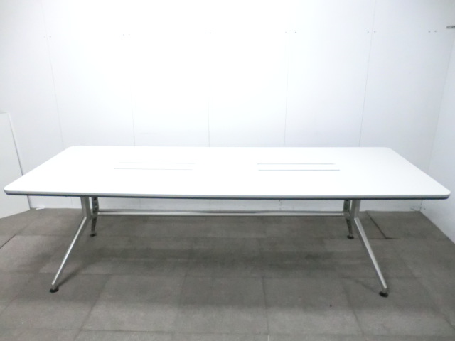 イトーキ / ホワイト / 【中古】 大会議テーブル