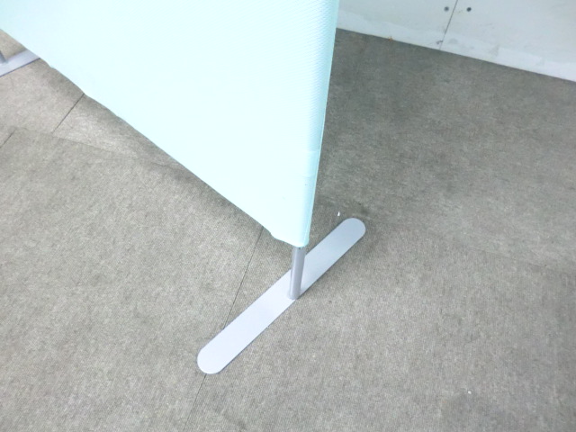 衝立 / ライトブルー / 【中古】 布