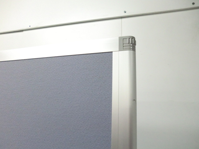 イトーキ / グレー / 【中古】 2連衝立