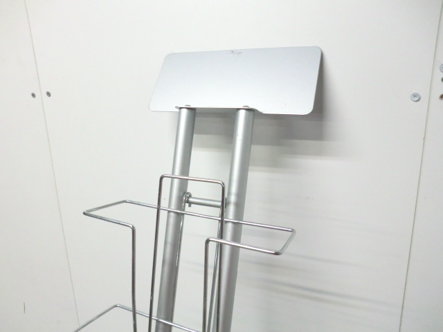 カタログスタンド / シルバー / 【中古】