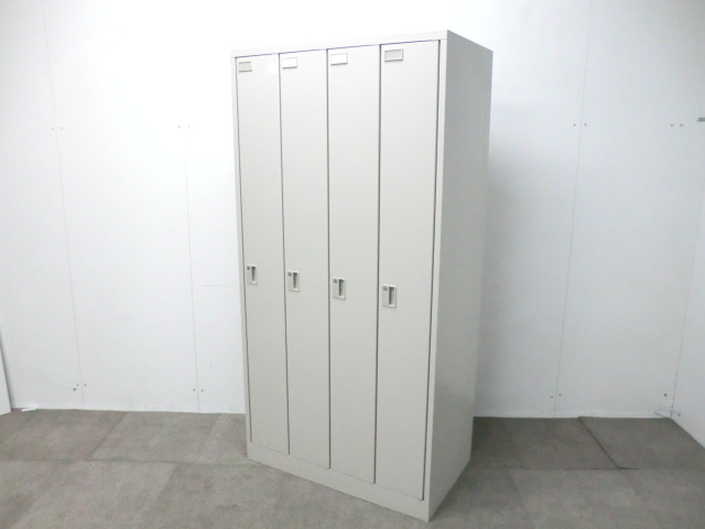 イトーキ / ニューグレー / 【中古】 4人用ロッカー