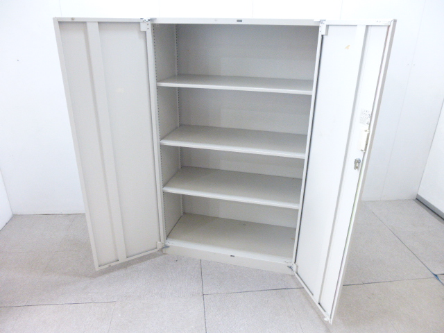 ITO/ニューグレー/両開きキャビネット/【中古】