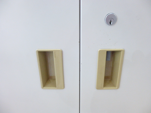 コクヨ/ニューグレー/両開きキャビネット/【中古】