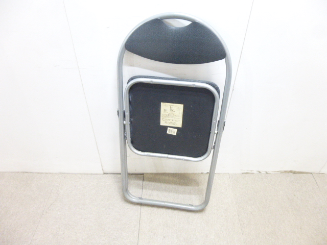 ブラック/折り畳みチェア/【中古】/