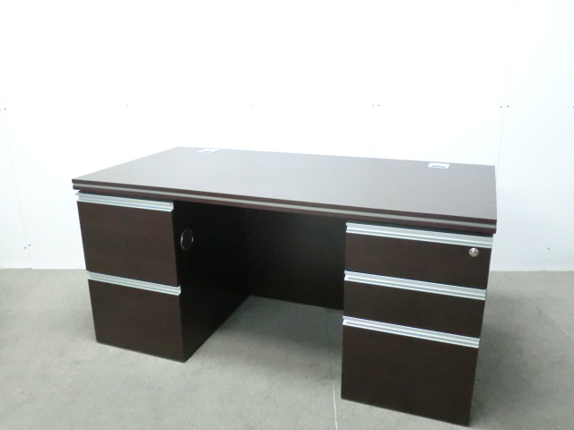 役員デスク / 木目調 / 【中古】