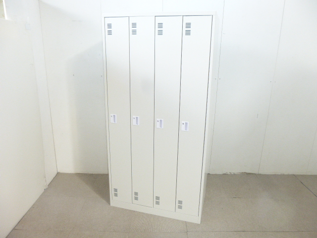 JOINTEX/ホワイト/4人用ロッカー/【中古】