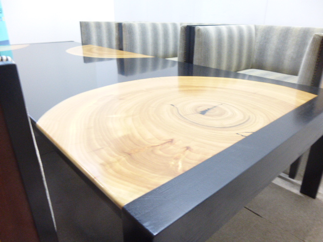 大川家具/木目調/応接セット/【中古】