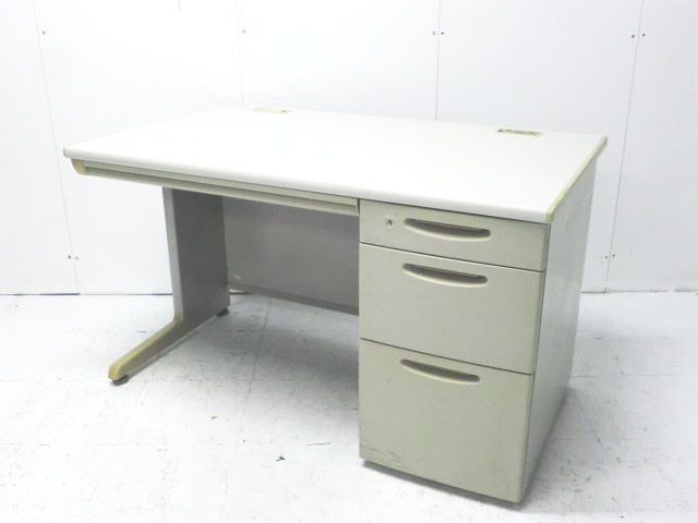 オカムラ/ SD / ニューグレー / 【中古】 片袖デスク
