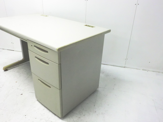 オカムラ/ SD / ニューグレー / 【中古】 片袖デスク