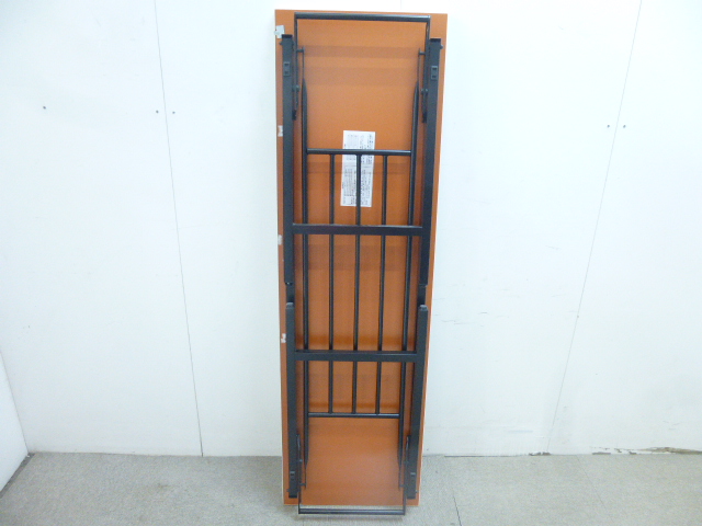 ホワイト/折り畳みテーブル/【中古】/幅1500