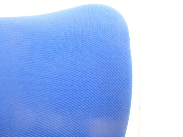 ウチダ/エポ/ブルー/OAチェア/肘無/【中古】