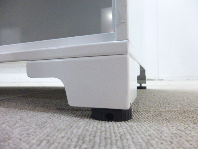 ホワイト/引違キャビネット/【中古】