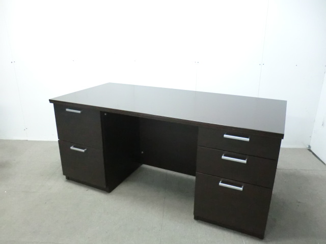 役員デスク / 木目調 / 【中古】