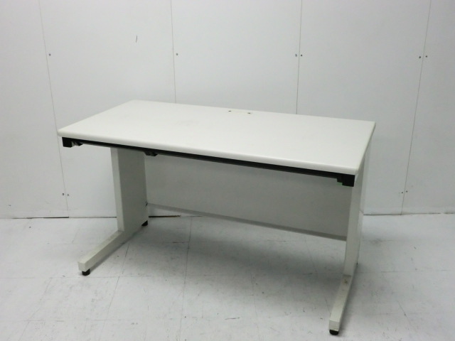 プラス/フラットライン / ホワイト / 【中古】 平デスク