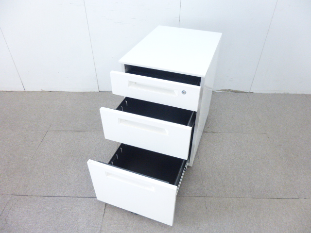 ホワイト/3段ワゴン/【中古】