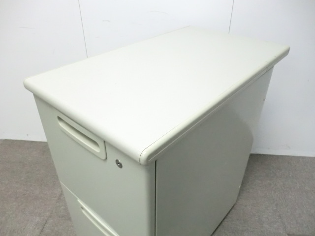 プラス / LA / ニューグレー / 【中古】 2段脇机