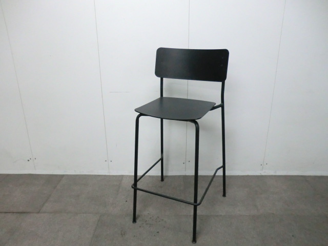 コクヨ / ブラック / 【中古】 カウンターチェア