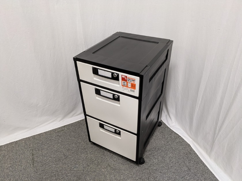 キャスター付キャビネット / ホワイト