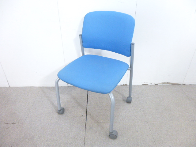 コクヨ/CK-100/ブルー/カートチェア/【中古】