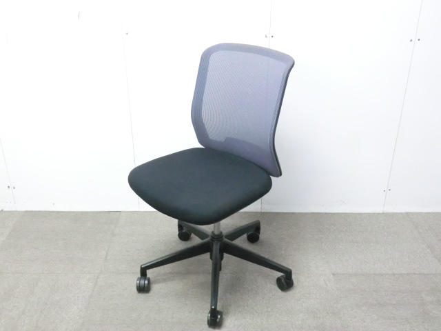 ウチダ/ カリッサ / グレー / 【中古】 OAチェア肘無