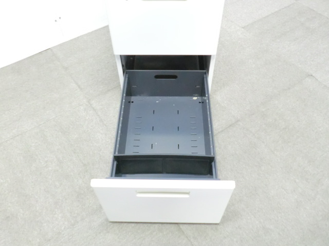 コクヨ / ホワイト / 【中古】 3段ハイワゴン