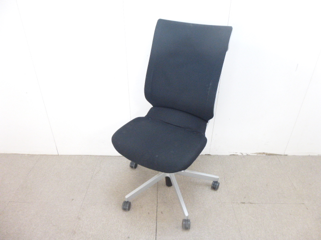 コクヨ/アガタ/OAチェア/肘無/ブラック/【中古】
