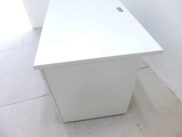 プラス/ニューグレー/片袖デスク/【中古】