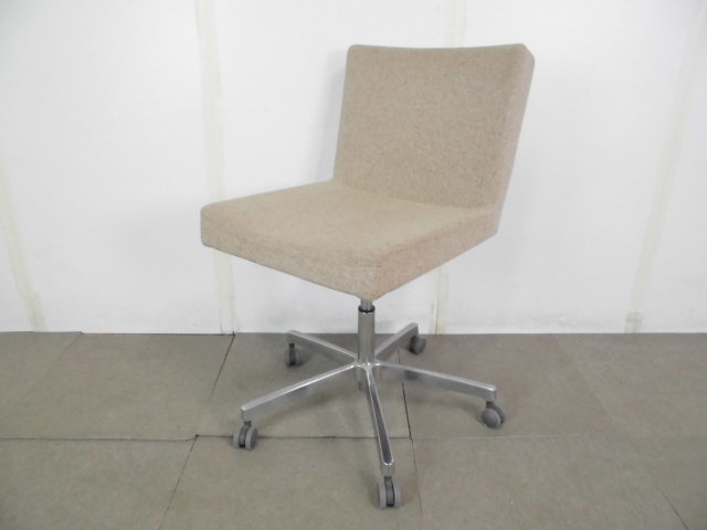 ミーティングチェア/ベージュ/【中古】