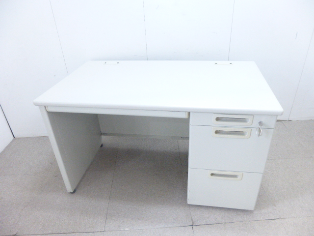 プラス/LA-NT127/ニューグレー/片袖デスク