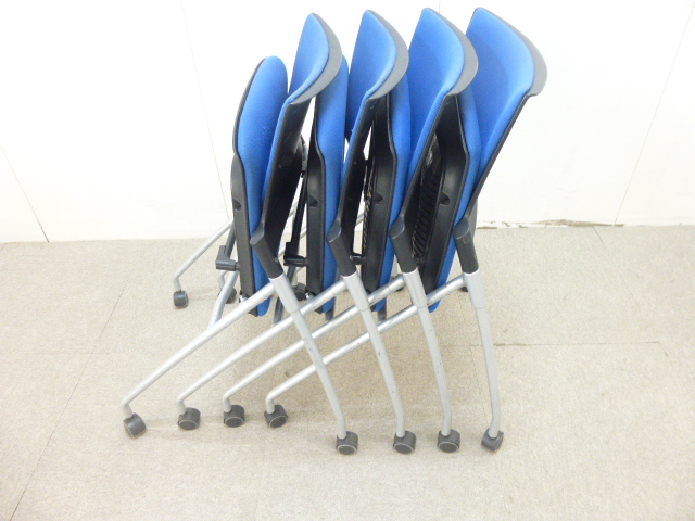 イトーキ/ブルー/KLC-320/カートチェア/【中古】