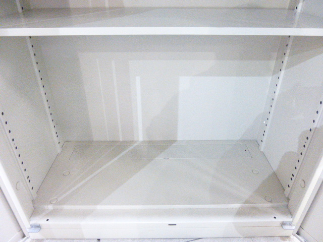 生興/ニューグレー/両開きキャビネット/【中古】